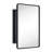 Bryand Farmhouse Surface Mount Metal Bathroom Medicine Cabinets with Mirror-484793600-477258508