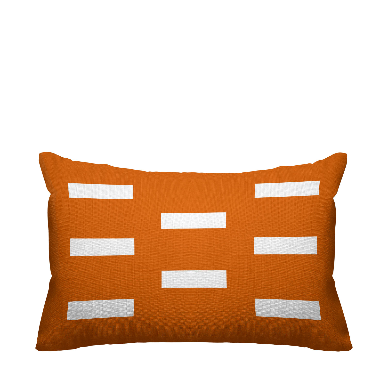 Luella Geometric Indoor/Outdoor Throw Pillow, Orange