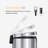 simplehuman 4.5 Liter / 1.2 Gallon Round Bathroom Step Trash Can-1388336807