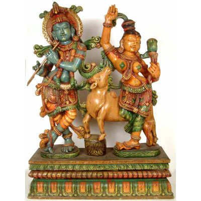 Radha danse au son de Krishna