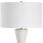 Uttermost Ridgeline Matte White Table Lamp