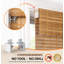 Abat-jour romain en bambou sans cordon No Tools No Drill-1197585150