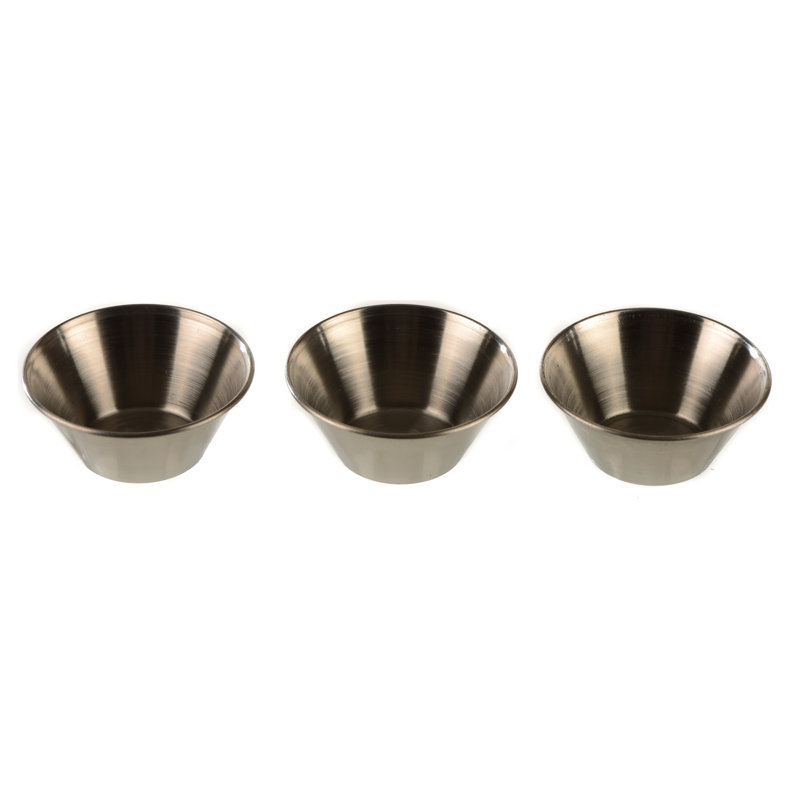 EcoQuality 1.5oz Stainless Steel Portion Cups