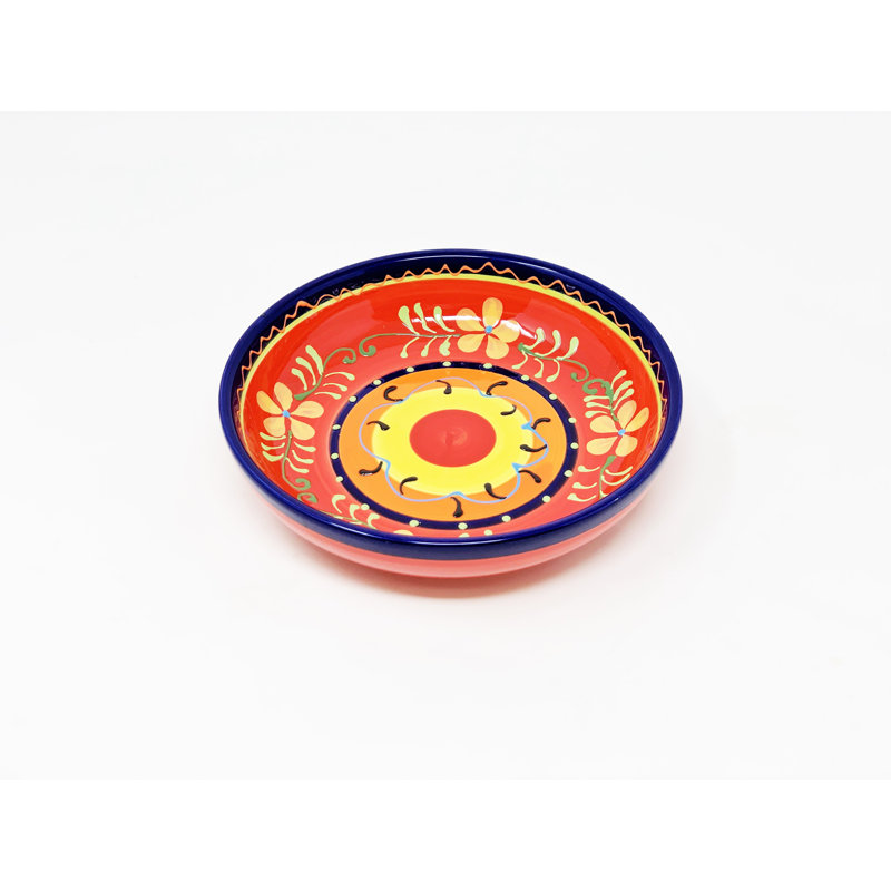 Shallow Bowl - Daisy Chain 23Cm