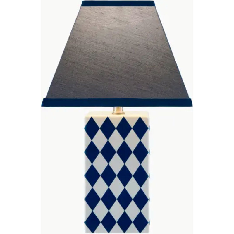 Lampe de table Verrett, Bleu très foncé, Bleu très foncé