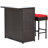 Cahmari 2 - Person Patio Dining Set with Rectangular Table , Cushions Included-1983481622