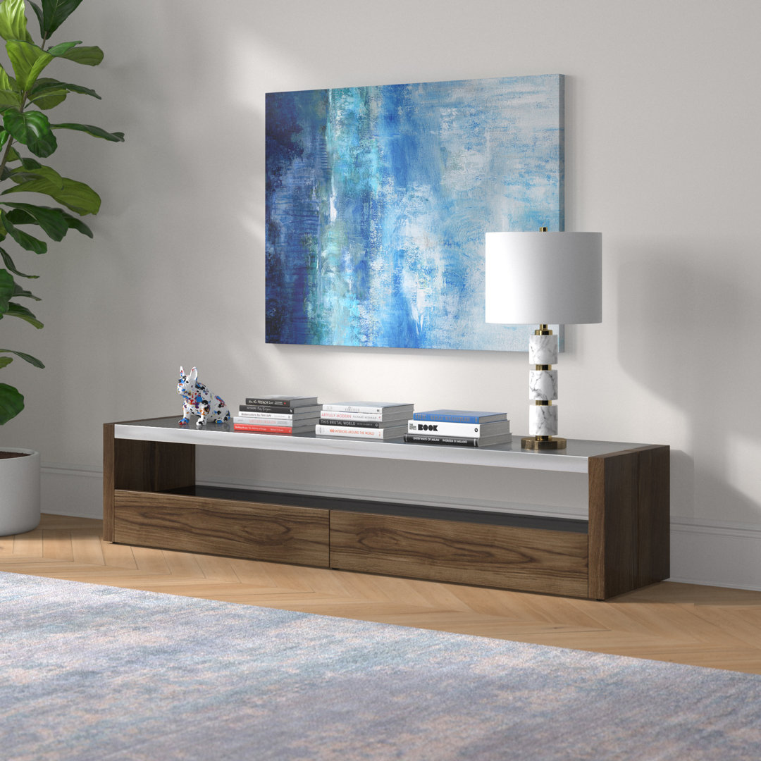 Carlinville Unfinished TV Stand for TVs up to 65" Wade Logan®