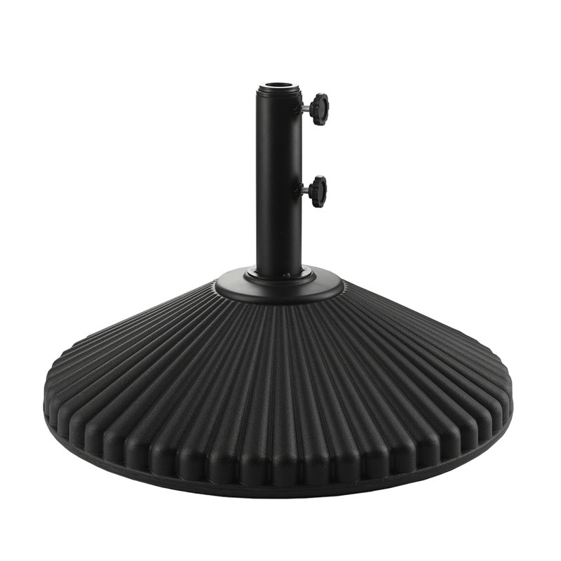 Base autoportante Mossas Double Helix, Noir