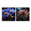 Cornflowers Blue Tones Expression II - ensemble de 2 peintures murales en acrylique-1175348169