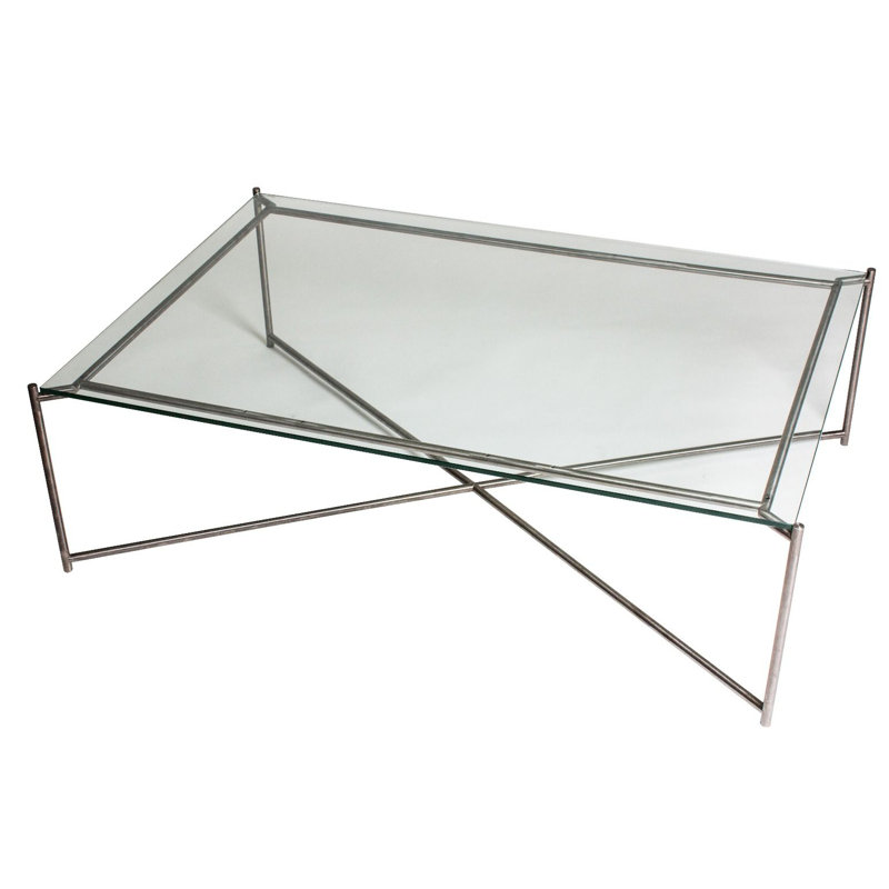 Bedell Four Leg Coffee Table, Metal