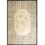 Tapis blanc crème en laine American Hooked