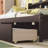 Bed With Side Bookcase and Drawers for Living Room Bedroom-280390290-280390286