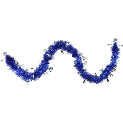 Snowflakes Christmas Tinsel Garland - Unlit