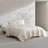 Calvin Klein Washed Percale Cotton Beige Queen Quilt Set-114842201-114842205