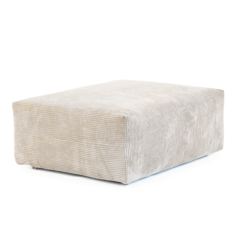 Housse de coussin pour repose-pieds, Beige