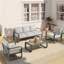 Ensemble de conversation pour patio pour 5 personnes avec coussins-1006364409-1006258610