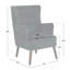 Fauteuil à oreilles rembourré Piersten-1404871716