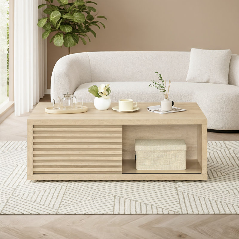 Table basse Abba, Chêne