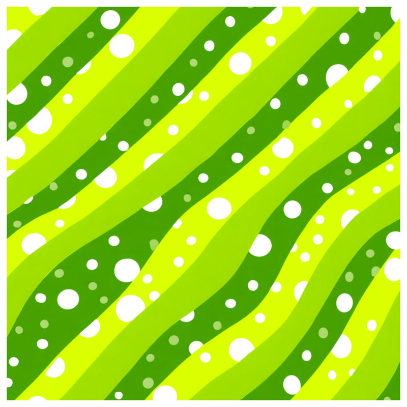 Rideaux vert à rayures et voilages à motif - 1 panneau, Blockout, 50" x 80" - 1 Panel