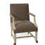 Warwick Upholstered Solid Back Arm Chair-195947367-195945939