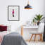 Reproduction sous verre fuchsia rose par Simone Elum-315864149-315864148