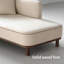 Chaise longue d'intérieur rembourrée avec grand siège Chaise longue rembourrée-101105819