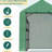 Outdoor Walk-In Greenhouse With Metal Shelves - Control Heat, Plants From Portable For Gardens Sun And Wind, 18 Organization