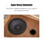 Gramophone rétro en bois d'hévéa