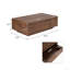 Table basse 47,2 "à plateau coulissant rectangulaire avec 2 tiroirs et 2 rangements cachés pour le salon-114197662