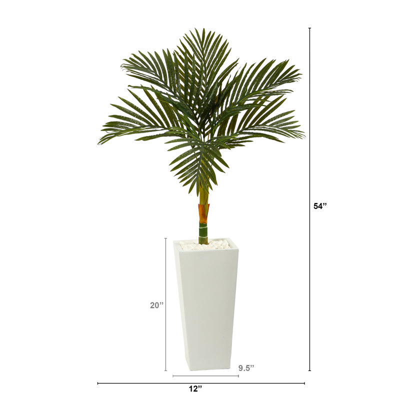 Palmier artificiel 54 po en pot