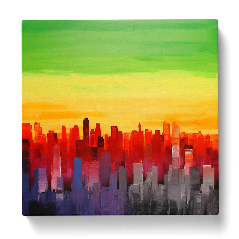 Modern Wall Art - Wrapped Canvas, 35cm H x 35cm W x 3cm D