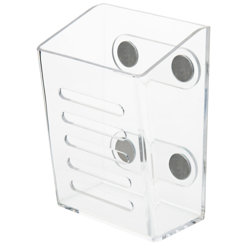 Acrylic Plastic Magnetic Office Supplies Pen Holder