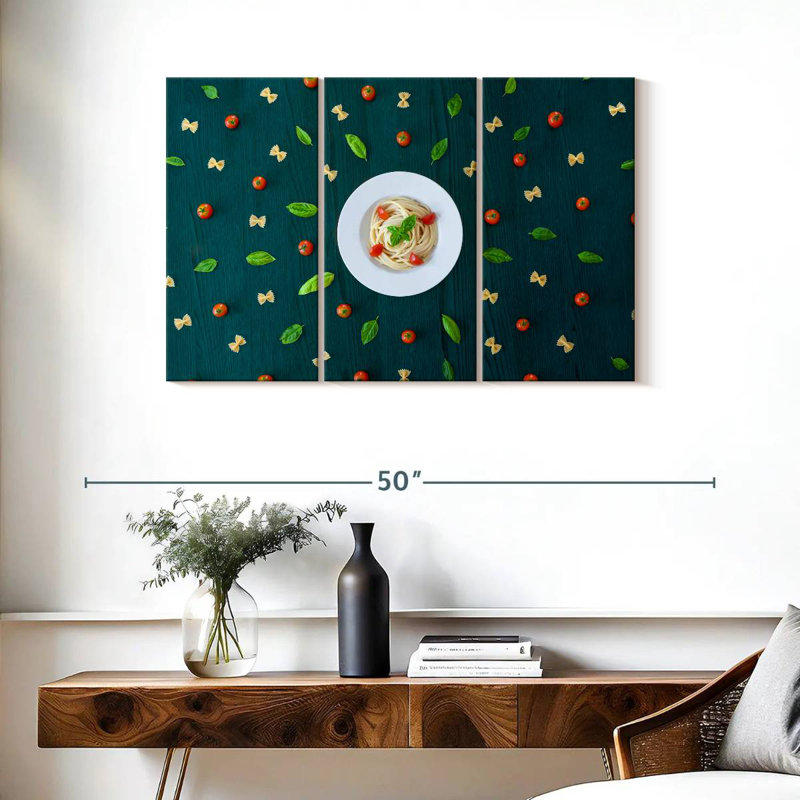 Italian Pasta Pattern, 24" H x 38" W