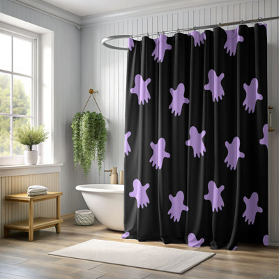 Rideau de douche standard 1 pièce Witchy Fun