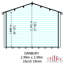Danbury Log Cabin Garden Shed-121843499