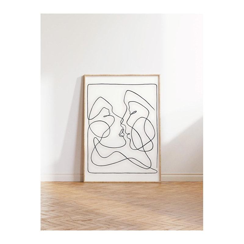 Peinture décorative encadrée