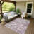 Machine Washable Indoor/Outdoor Brenden ACN2248 Floral Rug-1253631402