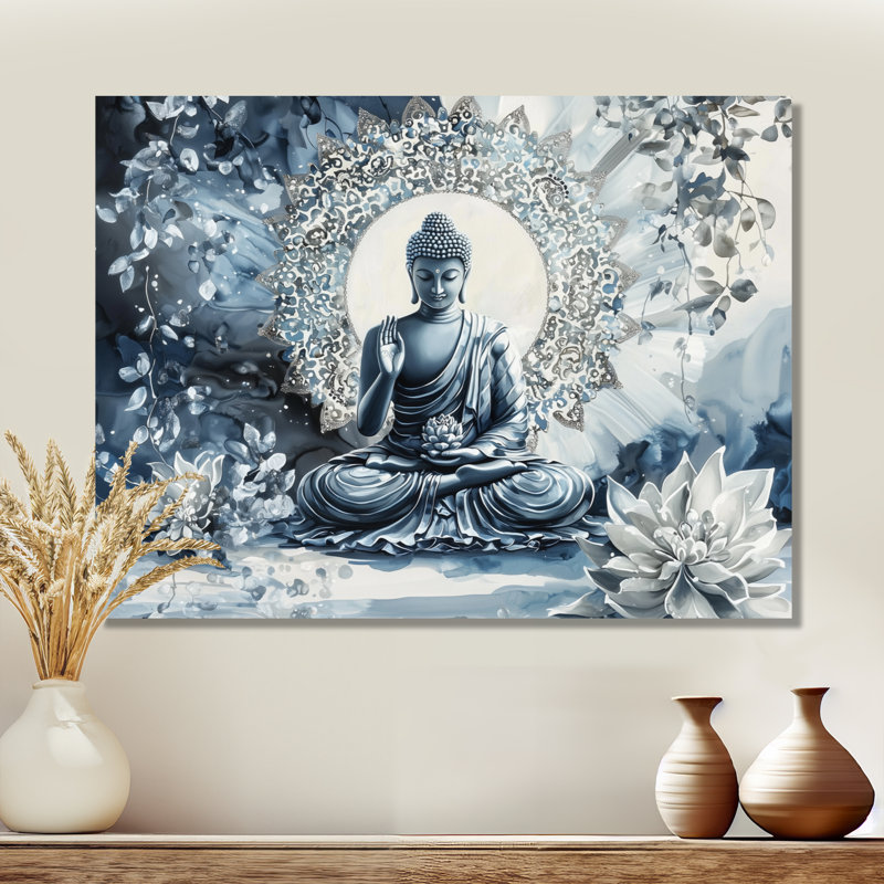 Mystic Harmony Of Buddhism I - Impression sur toile, H 34 po x l 44 po, Toile tendue, Ne s’applique pas
