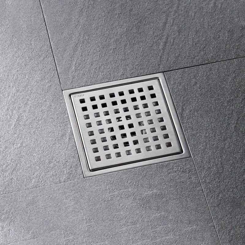 6 Inch Grid Shower Floor Drain