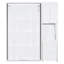 Lit escamotable mural simple avec bibliothèque, armoire supérieure, bureau extensible et rangement latéral-1709809165