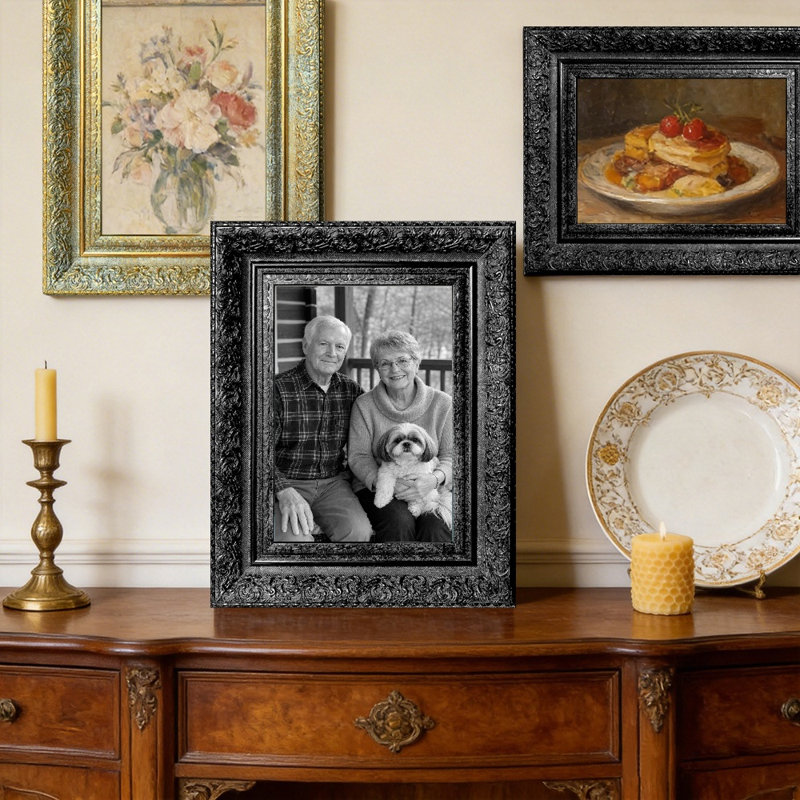 Cadre photo 3 tablettes 5 "x 7" noir pour PC