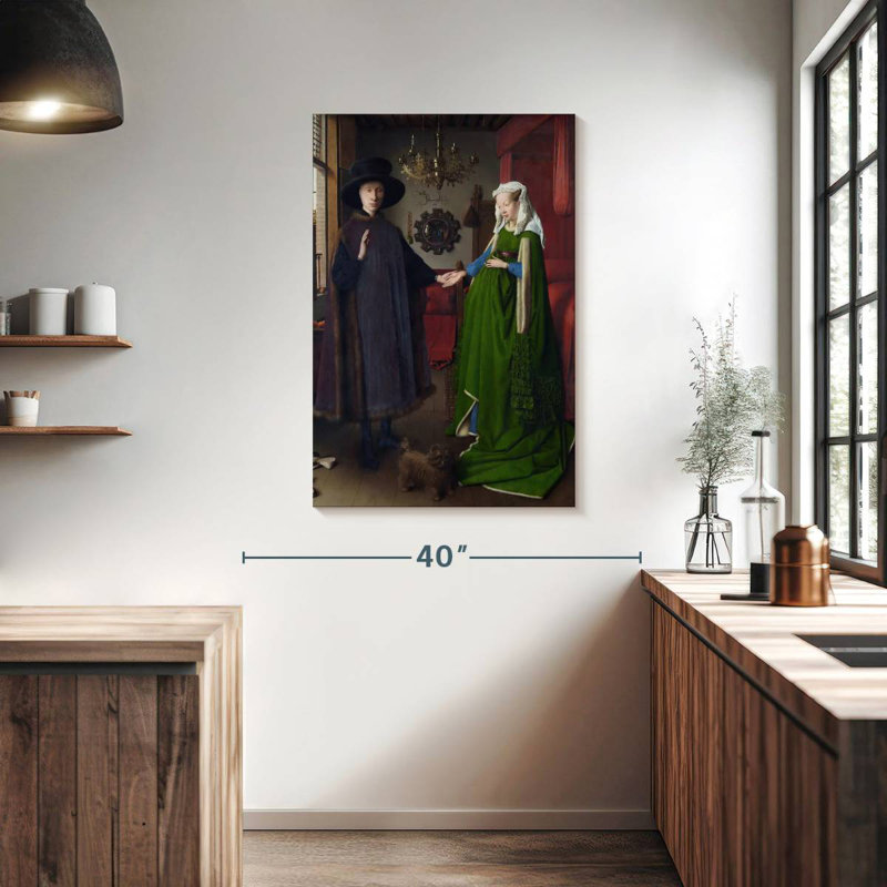 Leisha The Arnolfini Portrait, 39" H x 26" W