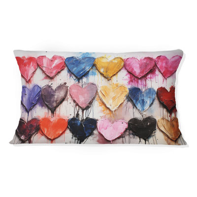 Coussin rose et bleu Pop Art 2 - Pop Art
