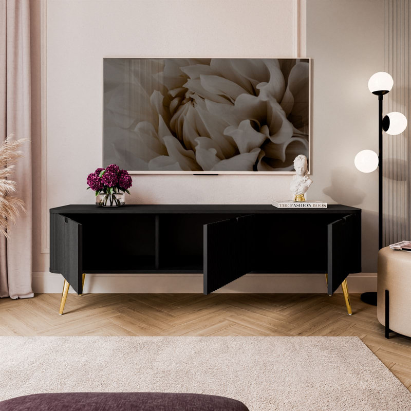 Morty TV Stand, Black