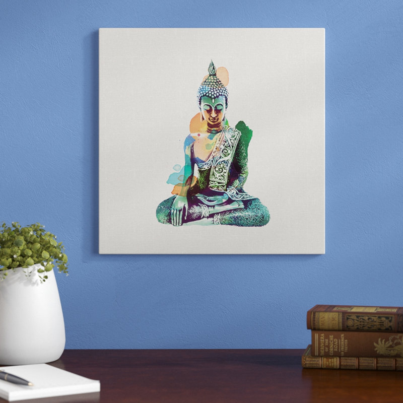 Jade Buddha by Summer Thornton - No Frame Painting, No Mount