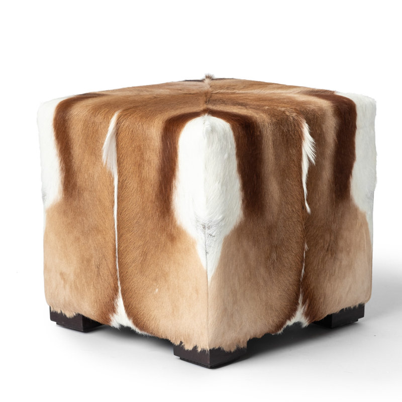 Springbok Hide Cube Ottoman