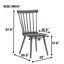 [Ensemble de 2] Chaises de salle à manger de ferme, chaises d'appoint en bois massif pour la cuisine et la salle à manger, assemblage facile-515637264