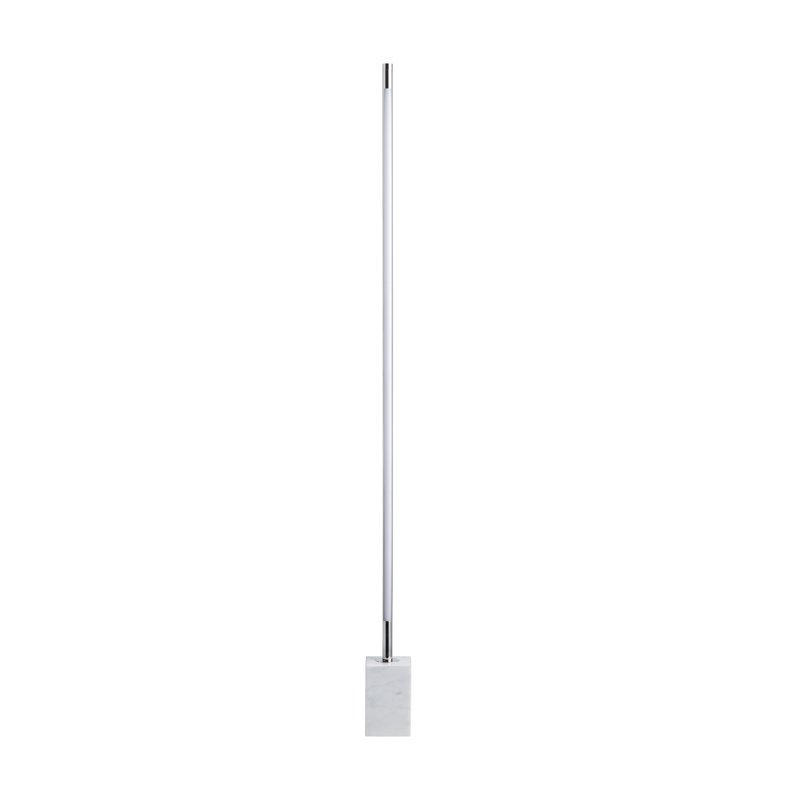 65.5" Marble Floor Lamp With  Shade