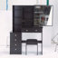 Meuble-lavabo 37 po avec commode de chevet et miroir coulissant 37 po