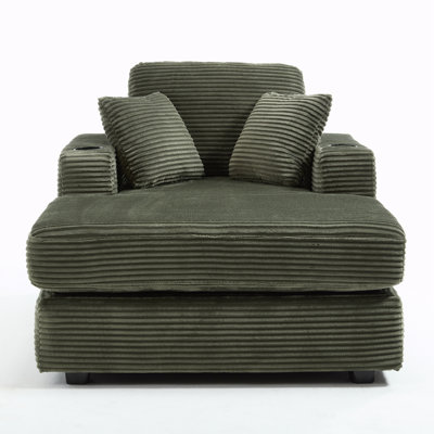 Upholstered Chaise Lounge Sofa